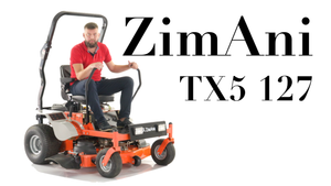 Обзор на садовый райдер ZimAni XT5 127 с нулевым радиусом разворота