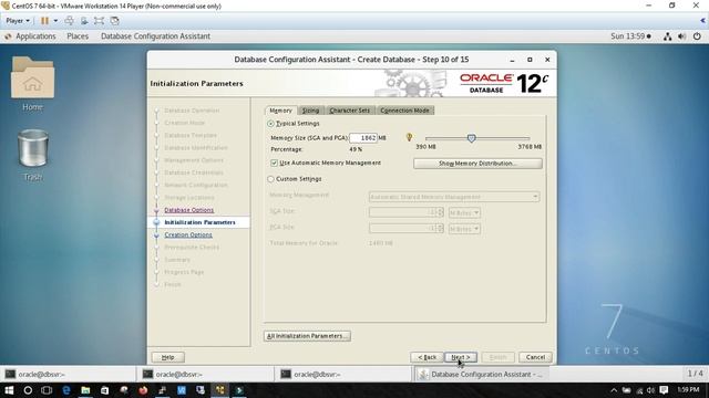 How to Create oracle 12c database on cent os 7 | sinhala part 3 смотреть онлайн