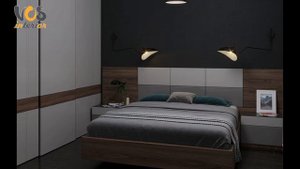 Интерьер квартиры в темно-серых тонах в 4К