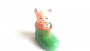 Механическая игрушка -Кот в сапоге(башмаке).СССР.Редкость