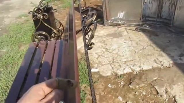 Оригинальная скамейка для дома и дачи Удобно Красиво