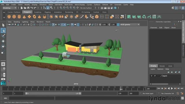 12. Выделение объектов. Курс Maya для начинающих. Урок №12 смотреть онлайн