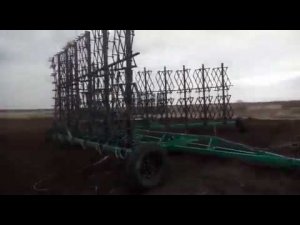 Сцепка СГ 15 -01 с боронами в работе с трактором Т-150 (ХТЗ)