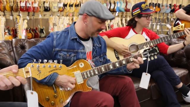Mick Hayes with the Norman's Rare Guitars Gang | Gibson Les Paul R9 смотреть онлайн