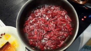 Готовим борщ  в авганском казане .