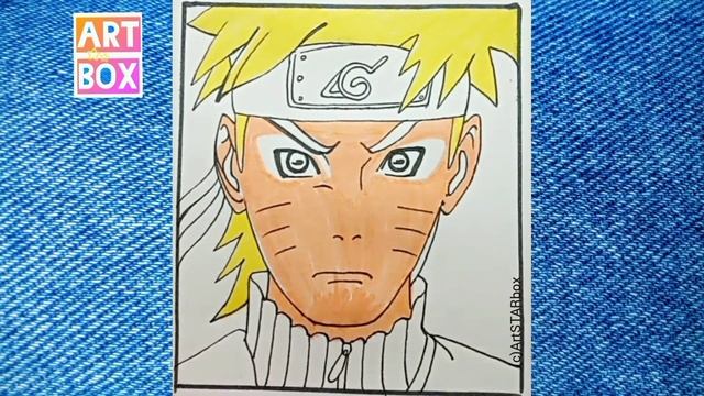 Как нарисовать Наруто пошагово маркерами?манга аниме Naruto? manga drawing step by step смотреть онлайн