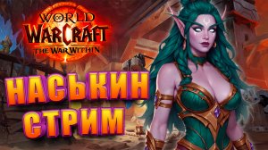 НАСЬКИН СТРИМ WORLD OF WARCRAFT THE WAR WITHIN 11.0 КАЧАЮ АЛЬТУШКУ ШПШКУ