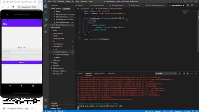 How to customize AppBar in React Native with React Native Paper смотреть онлайн