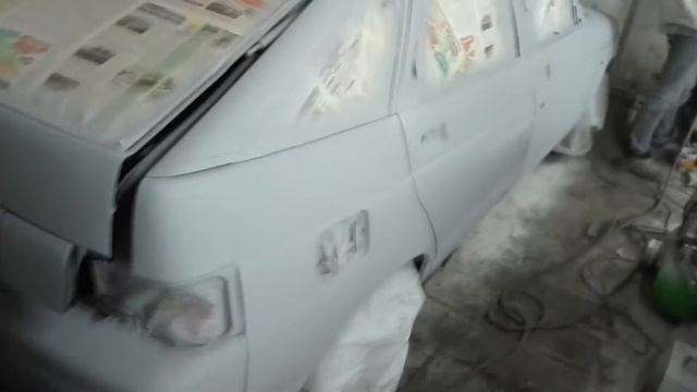Полная покраска Ваз 2112 смотреть онлайн