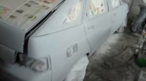 Полная покраска Ваз 2112
