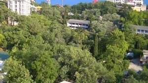 Крым Ялта. Канатная дорога Гаспра пляж-Ясная поляна. Crimea Yalta. Cableway Gaspra beach