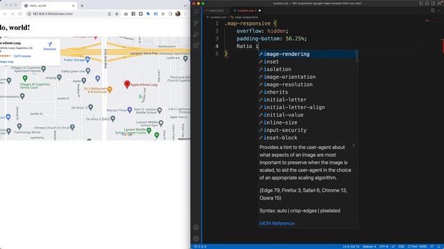 Embed a Responsive Google Map in HTML / CSS смотреть онлайн