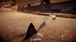 Star Wars Battlefront 2 Лучшая дуэль на световых мечах.