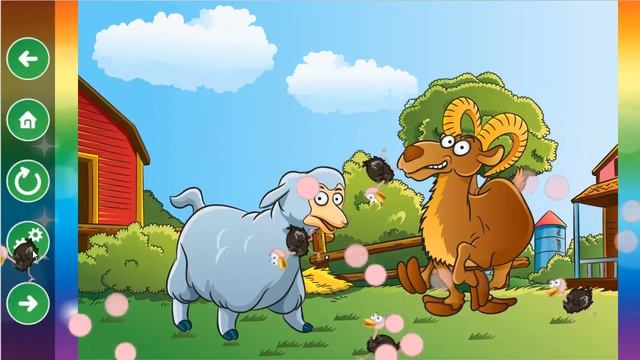 Farm Animals Scratch & Color Game for Kids and Toddlers смотреть онлайн