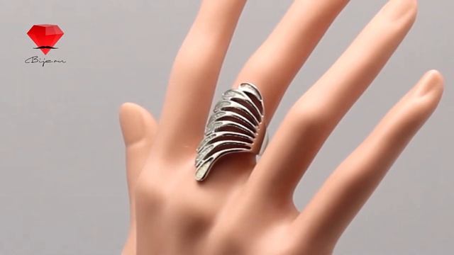 Bije.ru: Кольцо "Хвост павлина" со стальным покрытием Darerca (Дарерка) смотреть онлайн