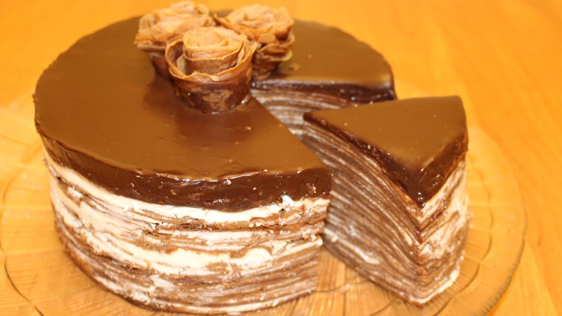 ШОКОЛАДНЫЙ БЛИННЫЙ ТОРТ ☆ ТОРТ ИЗ БЛИНОВ ☆ Chocolate Pancake Cake