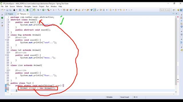 ?Abstraction in java | abstract class and methods | use of abstract class and abstract methods