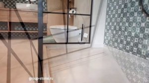 Душевой поддон из искусственного камня на заказ