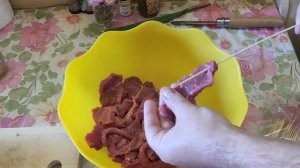 Как приготовить шашлык из говядины без маринада на шпажках, быстро и просто!