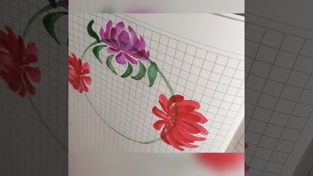 Рисунок акварелью в личном дневнике. смотреть онлайн