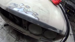 Восстановление ваз 2106 в гараже. Грунтовка...