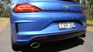 2015 Volkswagen Scirocco R 0-100km/h & engine sound (DSG)