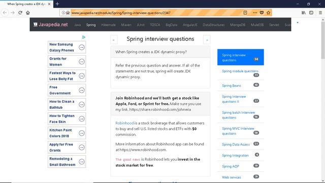 When Spring creates a JDK dynamic proxy?
| javapedia.net смотреть онлайн