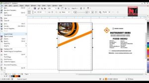 Restaurant Flyer Template Design In CorelDRAW