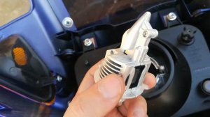 Замена лампы в фаре Yamaha Ybr 125 на диодную H4 9003 HB2