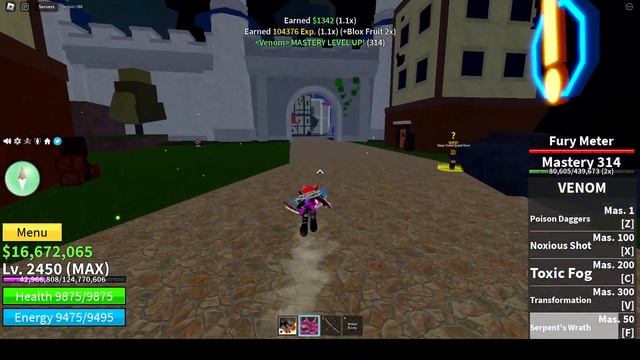 БЛОКС ФРУТС ВЕНОМ ОБЗОР - Яд Имба?, Roblox Blox Fruits