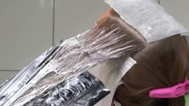 Из красного в клубничный персиковый блонд. Изменить цвет волос без обесцвечивания порошком, пудрой.