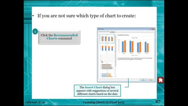 Class 7 Ch-2 Creating Charts in Excel 2013 смотреть онлайн
