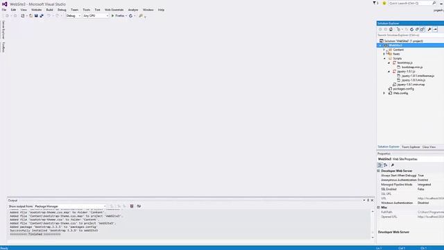 How to Create Twitter Bootstrap Project in Visual Studio смотреть онлайн