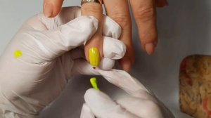 *541*Коррекция ногтей гелем.Яркий дизайн Лето 2023./gel correction.Design summer 2023.