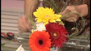 Флористика. мастер класс герберы в стекле