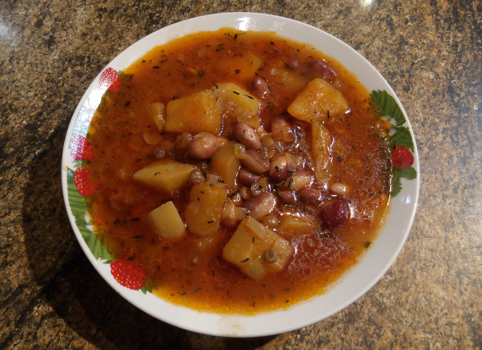 Вкусный тыквенный суп с фасолью и чечевицей смотреть онлайн