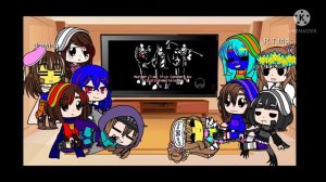 some of frisk and chara aus react to villain sans squad opening 2.0//undertale aus//gacha club//
