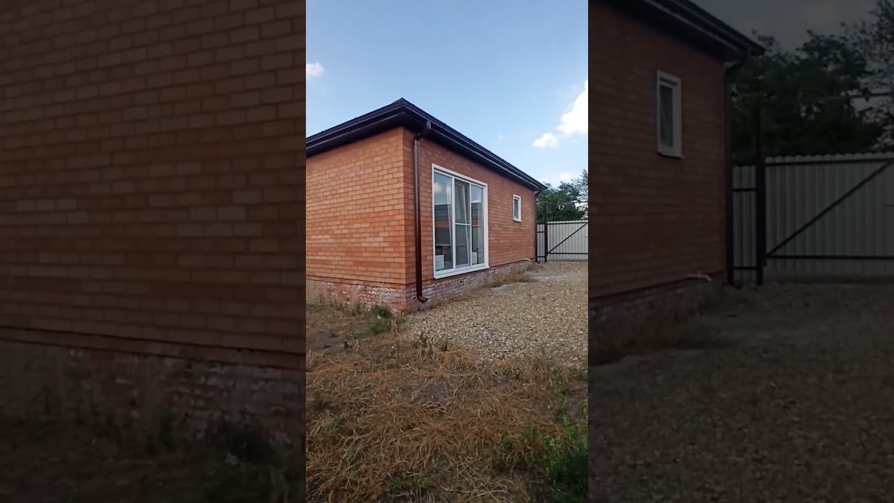 Новый дом в Выселках с портальным окном. #дом #недвижимость #выселки #обзор #покупка