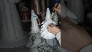 Ёлочка из ваты! ?