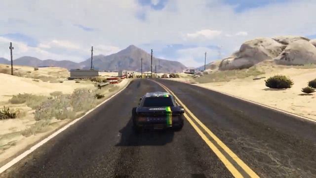 Ken Block Ford Mustang Hoonicorn V1 Racing in GTA V смотреть онлайн