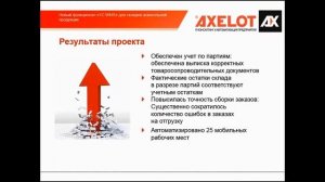 1С:Предприятие 8. WMS Логистика. Управление складом: для складов алкоголя (вебинар 28.05.2015) (1)