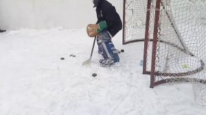 3 стойки хоккей нова вратаря