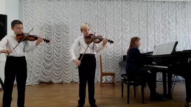 Дуэт скрипачей: Уфимцев Никита, Карманович Ефим, 11-14 лет смотреть онлайн