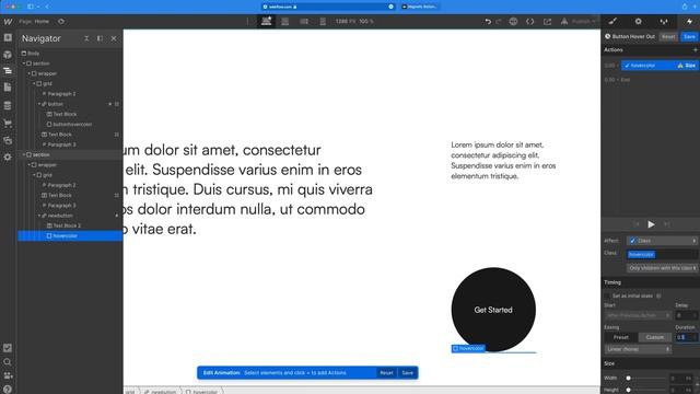 MAGNETIC BUTTON HOVER - Webflow Tutorial