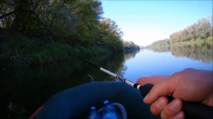 Сплав в черте города Оренбурга. Голавль на спиннинг. Поймал отпусти!