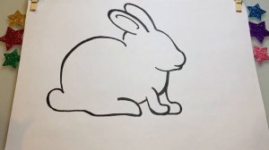 How to draw a rabbit for kids | Как нарисовать кролика для детей |Bolalar uchun quyon rasmini chizi