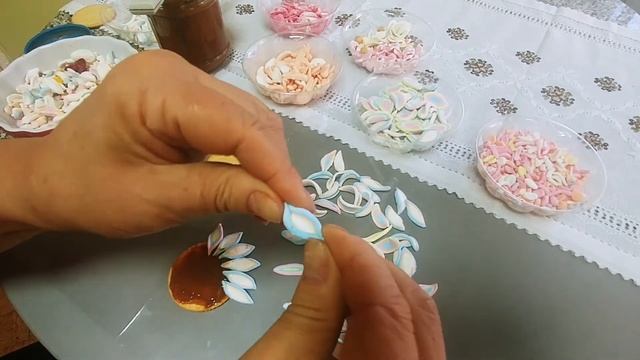 Цветы из маршмеллоу. Цветочное великолепие! Без мастики и крема...