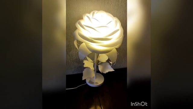 Настольный светильник Роза Белоснежка смотреть онлайн