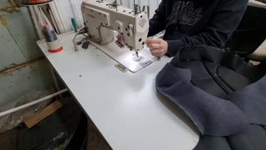 Перетяжка мото сиденья.