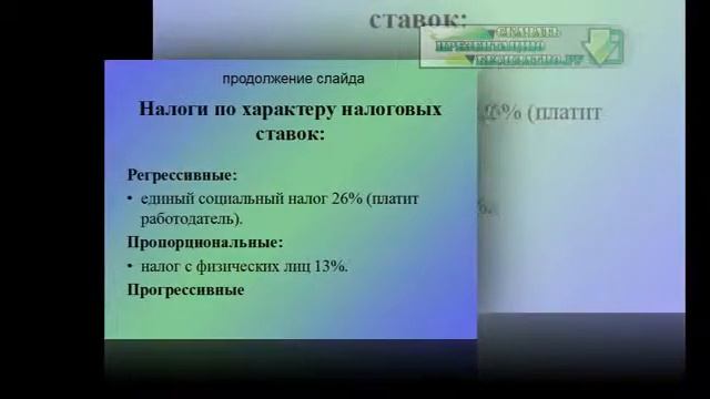 Презентация на тему Налоги: сущность, виды (классификация) смотреть онлайн